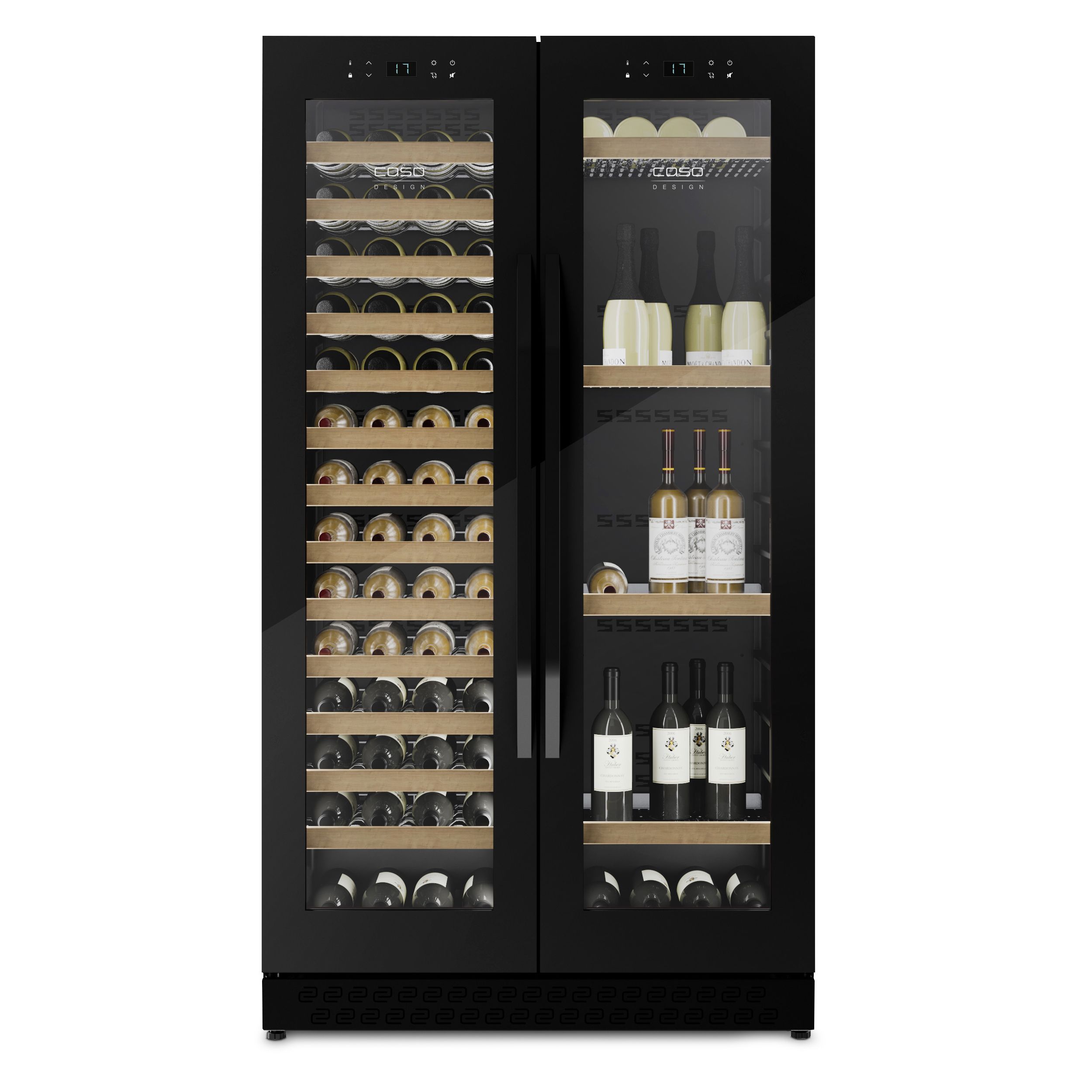 CASO WineChef Duo 122 Black borhűtő